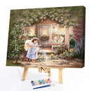 Painting By Numbers Kit DIY Girl Hand Painted Canvas Oil Art Picture Craft Gift
