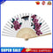 #A Oil Paint Folding Fan By Numbers DIY Butterfly Orchid Painted Art Craft Han