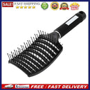 Professional Ribs Comb Women Wet Massage Styling Tool Hairbrush(Black)