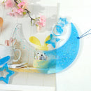 DIY Moon Wind Chimes Mould Casting Molds Tools Crystal Drop Silicone Epoxy Craft