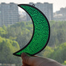 #A Crescent Moon Acrylic Light Catcher Ornaments Hanging Pendant Home Garden Dec