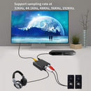 Plastic Digital to Analog Audio Converter Adapter for PS4 / Xbox / HD DVD