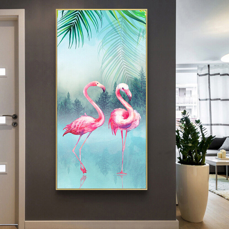 DIY Diamond Painting Full Round Drill Two Birds Rhinestone Modern Handmade Craft
