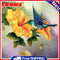 Hummingbirds Gather Honey 20X20cm Oil Paint By Numbers Picture DIY Painting Kits