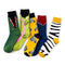 Warm Crocodile Shark Zebra Stripe Men Women Winter Cotton Socks