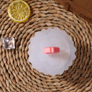 Transparent Cherry Silicone Cup Cover Cartoon Heat-Resistant Dustproof Reuse Lid