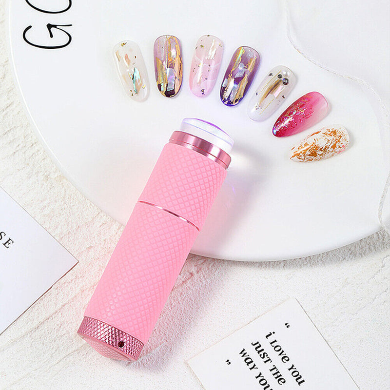Mini UV 9 LED Light Nail Dryer Machine Flashlight for Gel Nail Art Manicure Tool