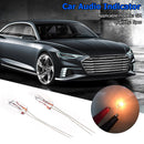 5pcs T4 14V Car Instrument Panel Audio Gear Indicator Light Bulbs Amber Newly