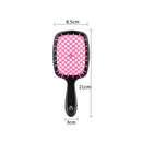 Hollow Airbag Massage Comb Straight Curly Hair Care Styling Brush (Pink)