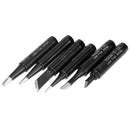 6pcs Pure Copper Iron Tip 900M-T Soldering Tip Soldering Rework Station(1) Newly