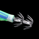 10pcs LED Luminous Shrimp Night Fishing Squid Hook Jigs Lure Octopus Fish Tackle