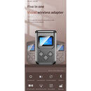 5.0 Bluetooth-compatible Adapter LED Screen Wireless Audio Transmitter Receiver