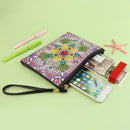 DIY Colorful Special Shaped Diamond Painting Wristlet Clutch Zipper Wallet Newly