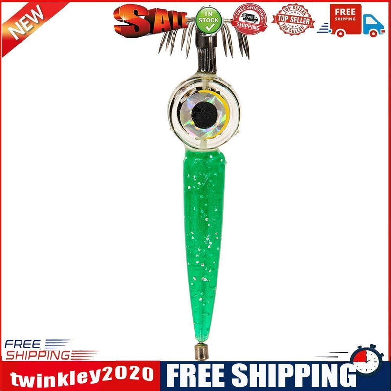 LED Fish Bait Lure Light Squid Fishing Octopus Sea Underwater Lamp (Green)