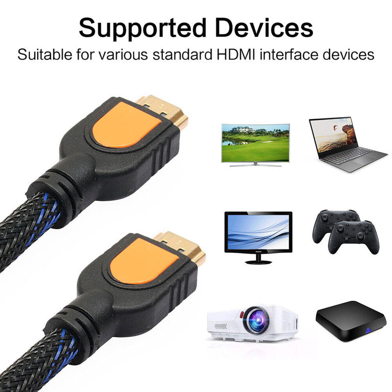 HDMI 1.4 Cable FHD 1080P HDMI Male to HDMI Male Video Cable for HDTV Projector