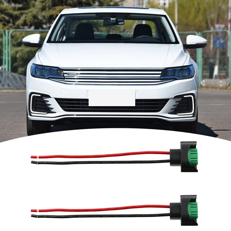2pcs H11 H8 881 Female Adapter Wiring Harness Sockets Wire for Headlights Newly