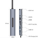 Audio PD Charging USB 3.0 4K HDMI Type-C Expander Gigabit Ethernet USB C Hub