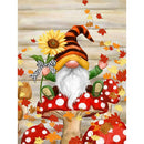 5D DIY Diamond Drawing Autumn Mushroom Goblin Full Round Drill Wall Art (B5052)