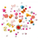 Flower Glitters Bead Mixed DIY Decoration  Nail Art Tips Rhinestones Manicure