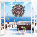 DIY Crystal Prism Teardrop Pendant Diamond Painting Kit Wind Chime (PFL02) Newly