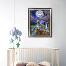 5D DIY Full Drill Diamond Painting Novelty Wolf Cross Stitch Mosaic (B202) Newly