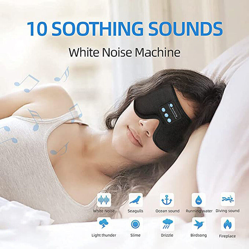 HiFi Music Earphones Eye Cover Soft Earphones Sleeping Eye Cover Music Headset