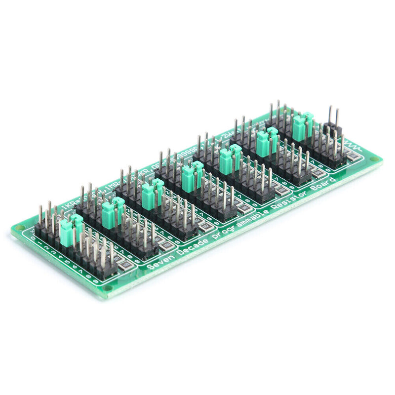 1R-9999999R Step Accuracy 1R 1/2 Watt Programmable Seven Decade Resistor Bo