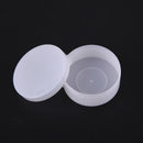 50pcs White Plastic Cosmetic Sample Container 10 Grams Jars Pot Glover