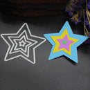 snowvirtuos 4pcs stars metal cutting stamps stencils DIY embossing scrapbooking