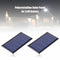 0.3W 5V 60mA Solar Panel Polycrystalline Cell Panel for 3.6V Battery (2pcs)