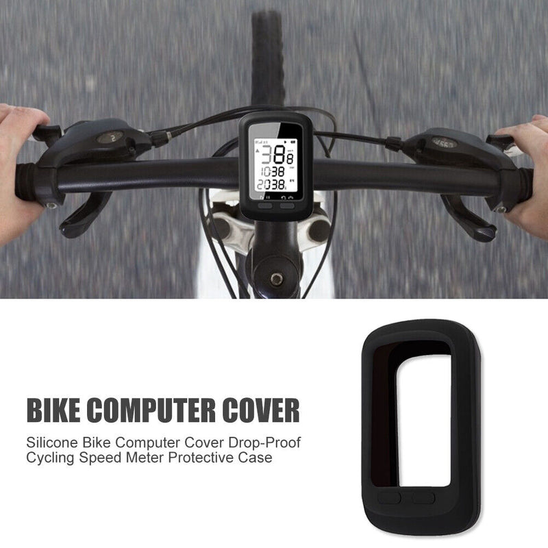 Silicone Bike Computer Cover Drop-Proof Bicycle Cycling Speed Meter Skin Shel