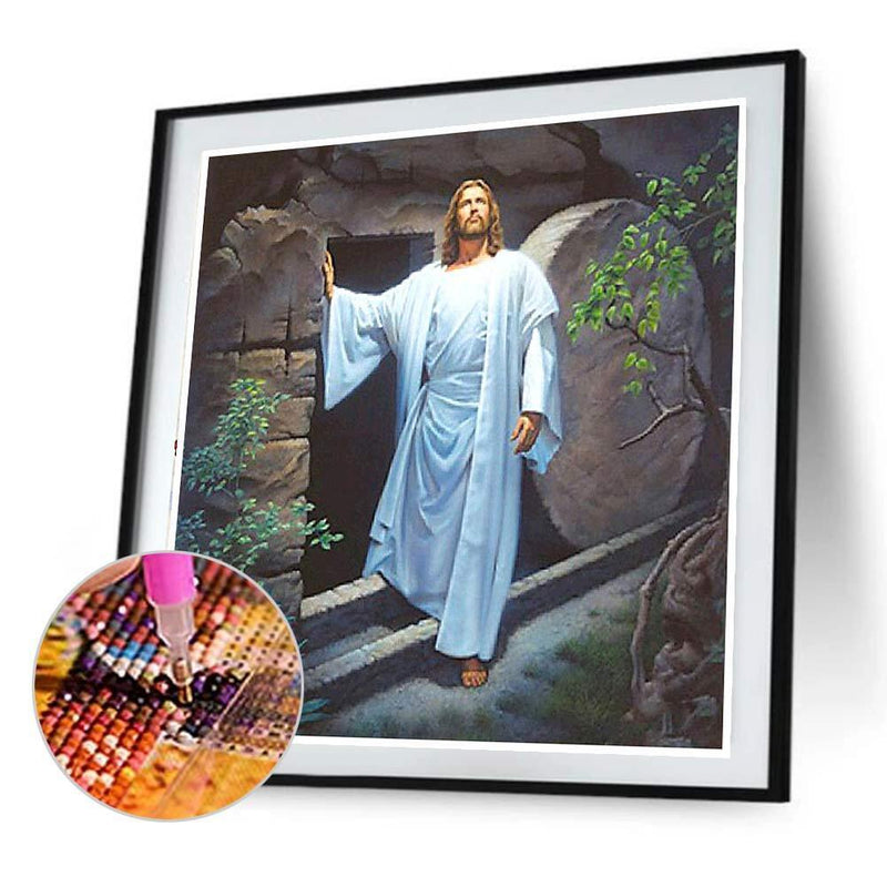 5D DIY Full Drill Diamond Painting Jesus Embroidery Mosaic Kit Needlework Decor