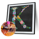 5D Diamond Painting DIY Letter K Partial Special Shape Drill Mosaic (X057) Newly