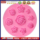 Rose Flower Fondant Cake Chocolate Baking Sugarcraft Mould Tool