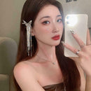 1xWomen's Sparkly Rhinestone Tassel Hair Clips Hair Clips Gift G9K7