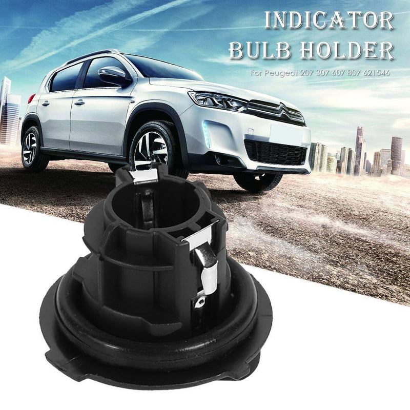 For Peugeot 207 307 607 807 Indicator Bulb Holder Turn Signal Lamp Socket 6