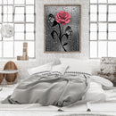 Flower Butterflies Canvas Painted Oil Paint By Numbers Modern Bedroom Wall Art