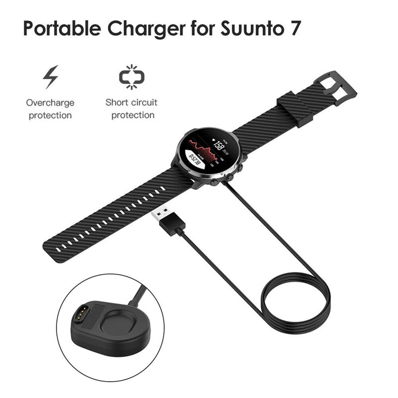 Smart Watch USB Charger Cradle for Suunto 7 Magnetic Charging Cable Dock