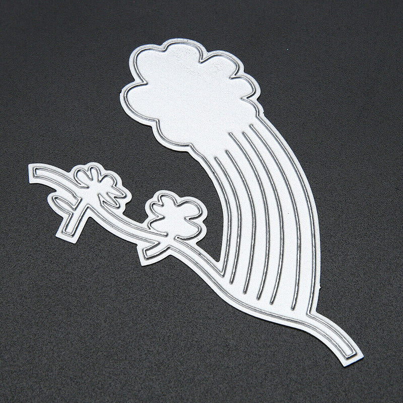 Cutting Die Decor Carbon Steel Rainbow Cloud Shape Craft Embossing-133495