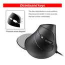ZELOTES 3200DPI Gaming Mouse Upright Wired 6 Button LED Desktop Game Mouse