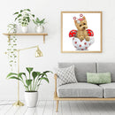 Mosaic Part Drill Special Shaped DIY Cup Dog Picture 5D Diamond Painting