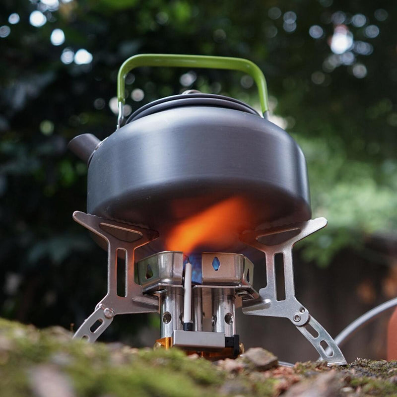 Outdoor Three-head Camping Picnic Stove Portable Split Windproof Burner Stove~