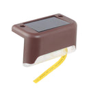4x LED Solar Deck Lights Outdoor Pathway Yard Stairs Fence Lamps (White) Newly