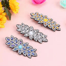 3pcs Butterfly Rhinestone Hair Clip DIY Crystal Bowknot Barrettes (Style 1)