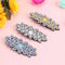3pcs Butterfly Rhinestone Hair Clip DIY Crystal Bowknot Barrettes (Style 1)