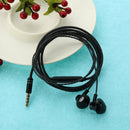 Sports Headphone Universal Phone Metal Headphones Ear Style(Black) Newly