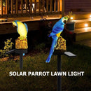 Solar Power LED Parrot Lawn Light Waterproof Garden Landscape Lamp (Red)