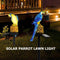Solar Power LED Parrot Lawn Light Waterproof Garden Landscape Lamp (Red)