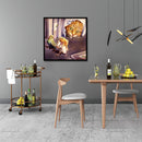 5D DIY Diamond Painting Full Round Drill Cat Rhinestone Modern Wall Home Deco