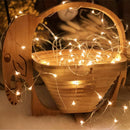 Year Christmas Fairy LED Decorative Light Outdoor String Lights Garland Lamp